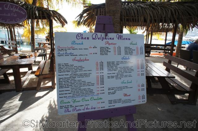 Chez Delphine Menu in Philipsburg St Maarten.jpg