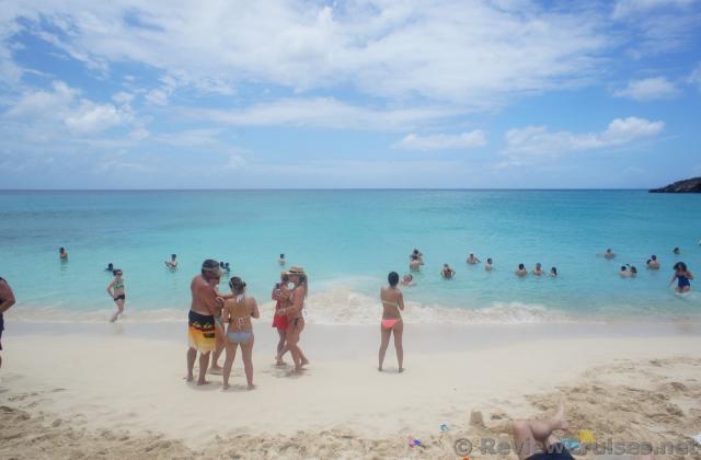People having fun in the waters of Maho Beach.jpg
