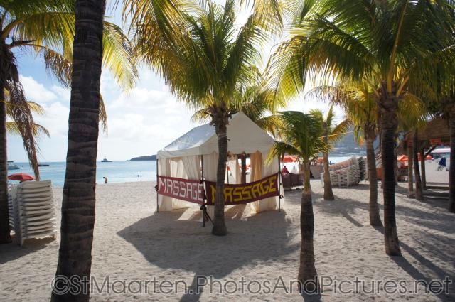 Massage tent in Philipsburg St Maarten beach area.jpg
