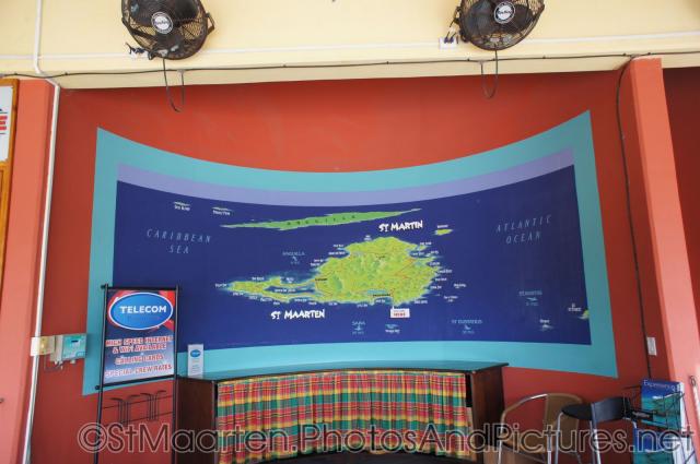 St Maarten Map at Cruise Facility in St Maarten.jpg
