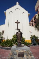 Statue of St Martin of Tours at Roman Catholic Church Philipsburg St Maarten.jpg