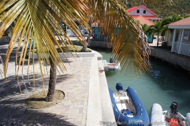 Water canal and small boats of Philipsburg St Maarten.jpg
