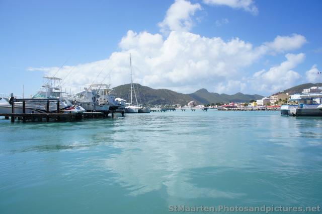 Marina and dock looking out towards mountains and resorts of Philipsburg St Maarten.jpg
