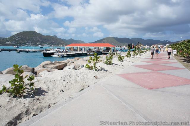 Walkway to take Water Taxi from cruise area to downtown Philipsburg St Maarten.jpg
