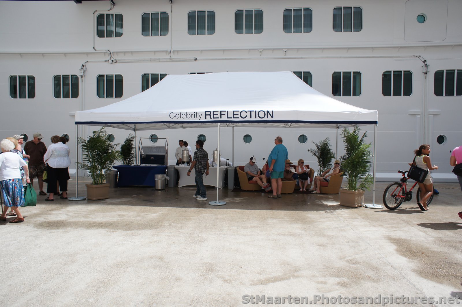Celebrity Reflection tent at St Maarten.jpg

