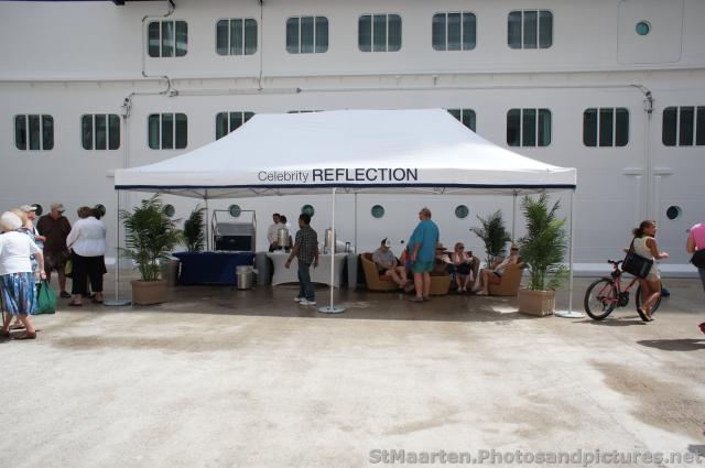 Celebrity Reflection tent at St Maarten.jpg