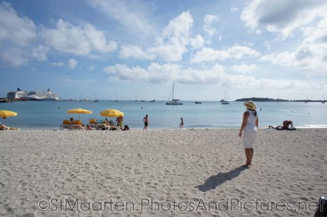 Joann looks on at Philipsburg St Maarten beach.jpg
